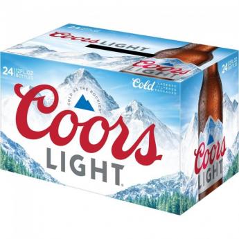 Coors Brewing Co - Coors Light (24 pack bottles) (24 pack bottles)