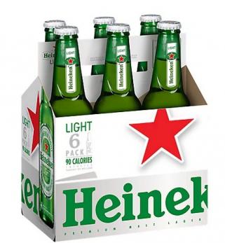 Heineken Brewery - Premium Light (6 pack bottles) (6 pack bottles)