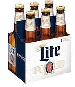 Miller Brewing Co - Miller Lite 6 Pack NR (6 pack bottles) (6 pack bottles)
