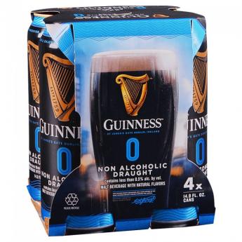 Guinness Irish - Zero Non Alcoholic 4pk Cans (4 pack cans) (4 pack cans)