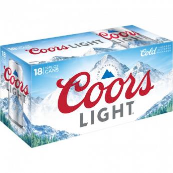 Coors Brewing Co - Coors Light (18 pack cans) (18 pack cans)