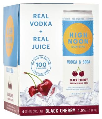 High Noon - Sun Sips Black Cherry Vodka & Soda (4 pack cans) (4 pack cans)