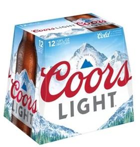 Coors Brewing Co - Coors Light (12 pack bottles) (12 pack bottles)