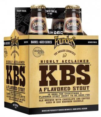 Founders Brewing Company - Kentucky Breakfast Stout KBS (4 pack 12oz bottles) (4 pack 12oz bottles)