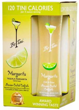 Be Tini Margarita 4pk Bottles (4 pack bottles) (4 pack bottles)