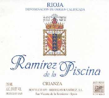 Bodegas Ramrez - Rioja Ramrez de la Piscina Crianza 2019 (750ml) (750ml)