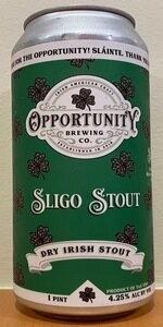 Opportunity Brewing Company - Sligo Stout (4 pack cans) (4 pack cans)