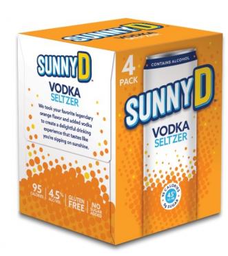 Sunny D Vodka Seltzer 4pk Cans NV (4 pack cans) (4 pack cans)