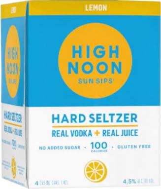 High Noon Lemon Vodka Soda 4pk NV (4 pack cans) (4 pack cans)
