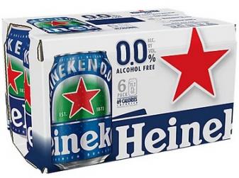 Heineken - 0.0 Non-Alcoholic (6 pack cans) (6 pack cans)