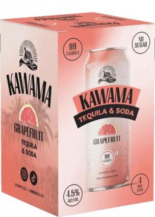 Kawama Grapefruit Tequila Soda 4pk Cans NV (4 pack cans) (4 pack cans)