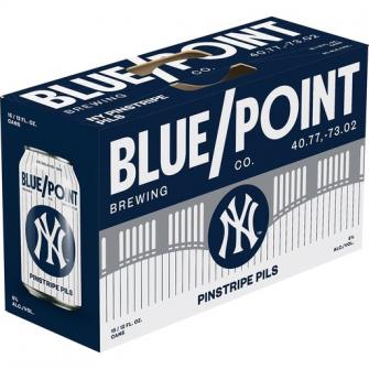 Blue Point Brewing - Yankees Pinstripe Pilsner (15 pack cans) (15 pack cans)