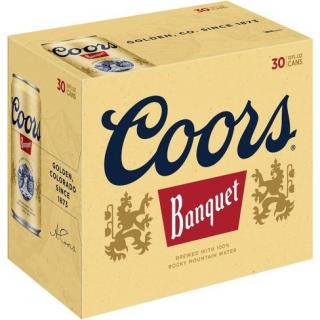 Coors - Banquet Lager (30 pack cans) (30 pack cans)