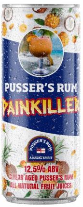 Pusser's Rum Painkiller Rtd 4pk NV (4 pack cans) (4 pack cans)
