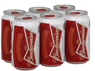 Anheuser-Busch - Budweiser (6 pack cans) (6 pack cans)