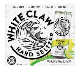 White Claw - Lime Hard Seltzer (6 pack cans) (6 pack cans)