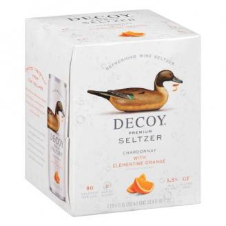 Decoy - Chardonnay with Clementine Orange Premium Seltzer NV (4 pack cans) (4 pack cans)
