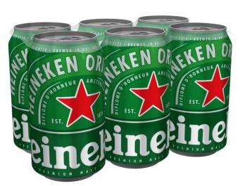Heineken - Premium Lager (6 pack cans) (6 pack cans)