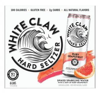 White Claw - Hard Seltzer Grapefruit (6 pack cans) (6 pack cans)
