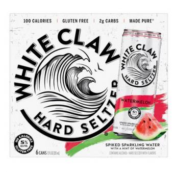 White Claw - Watermelon Hard Seltzer (6 pack cans) (6 pack cans)